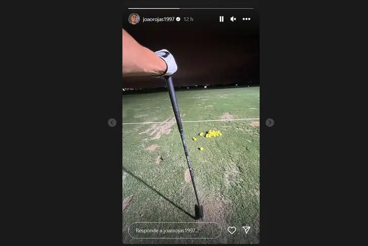 Joao Rojas se encuentra jugando golf tras el polémico mensaje&nbsp;