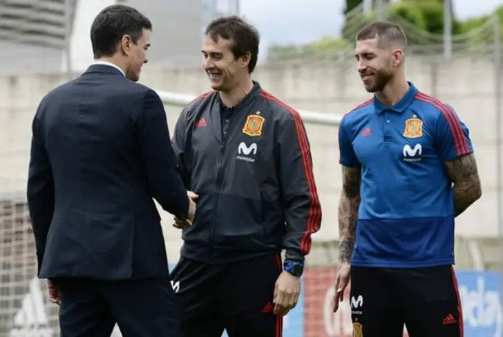 Julen Lopetegui y Sergio Ramos - Foto: Especial