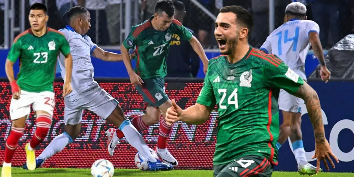 Con gol de Luis Chávez y Jesús Gallardo siendo de lo mejor de la defensa del Tri, México se va al medio tiempo ganándolo 1 por 0 a Honduras 