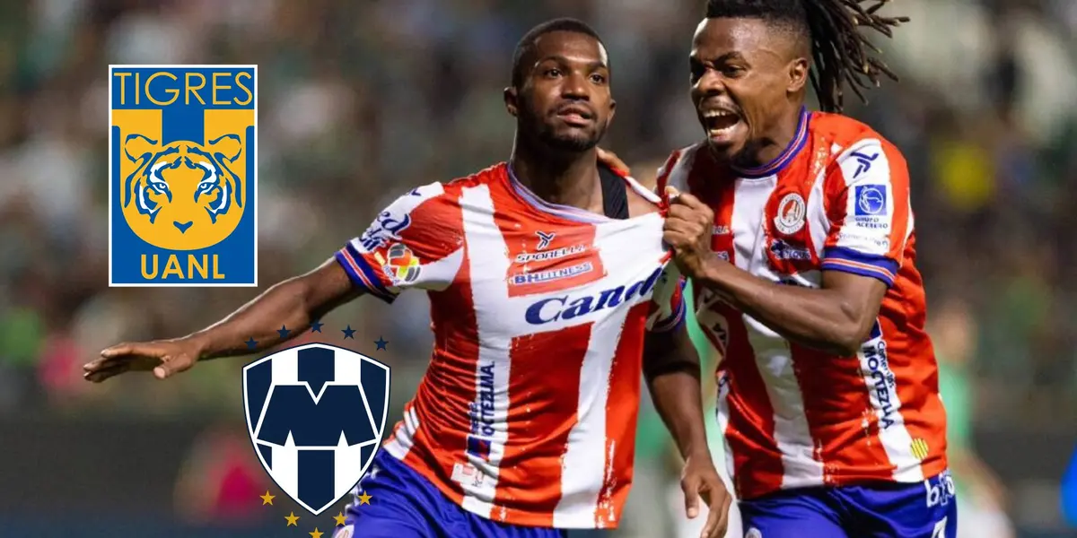 Para el próximo verano, los Rayados de Monterrey quieren a un jugador del Atlético de San Luis