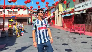 Óliver Torres y su jersey retro de Rayados - Foto: Captura de pantalla