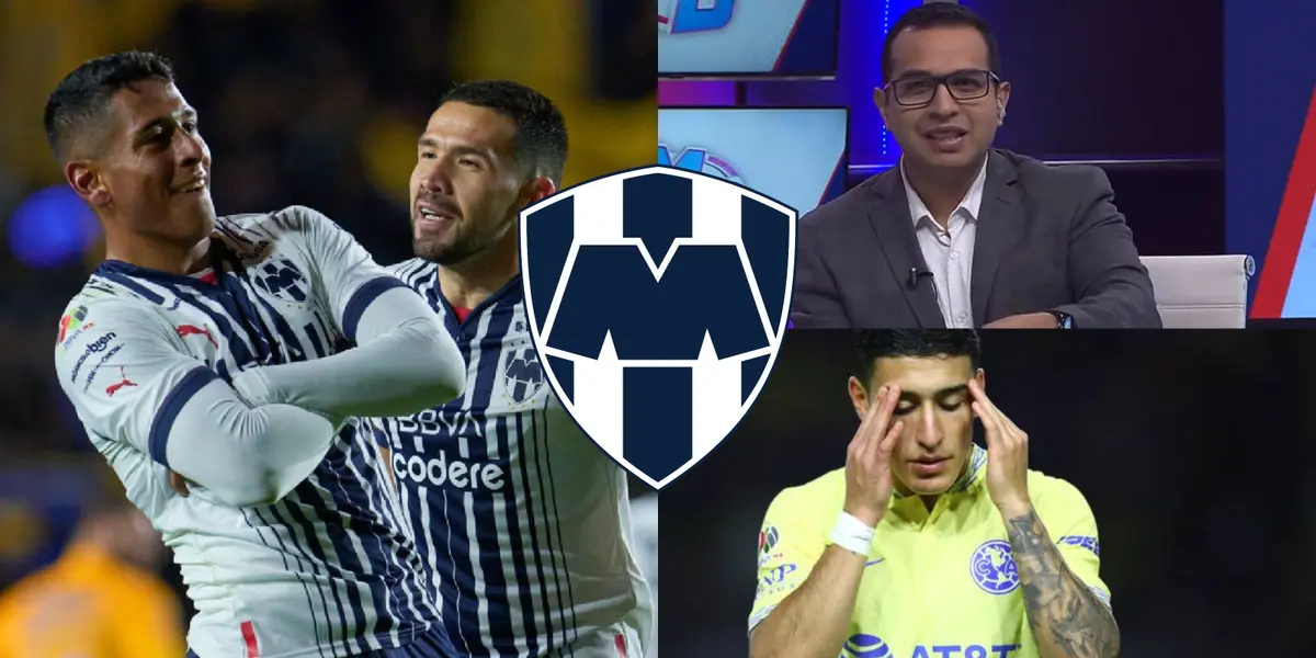 Alejandro Zendejas intentó menospreciar a Rayados y así lo mandó callar el periodista Luis Fernando Ibarra. 