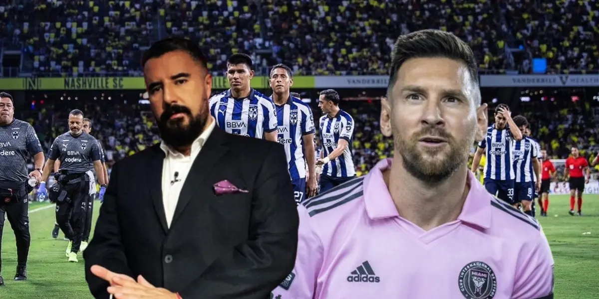 Álvaro Morales expone porqué Messi, estuvo involucrado en la derrota de Rayados en Leagues Cup