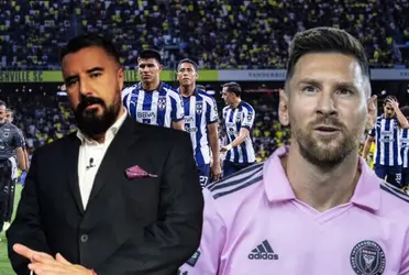 Álvaro Morales expone porqué Messi, estuvo involucrado en la derrota de Rayados en Leagues Cup