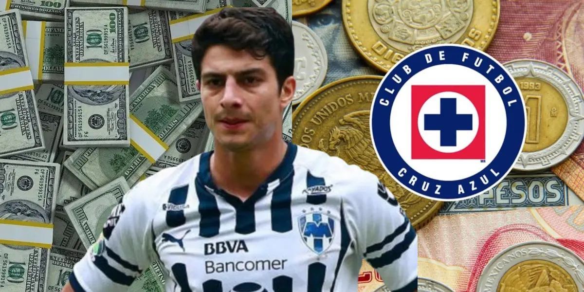 El salario de Medina en caso de partir de Rayados a Cruz Azul