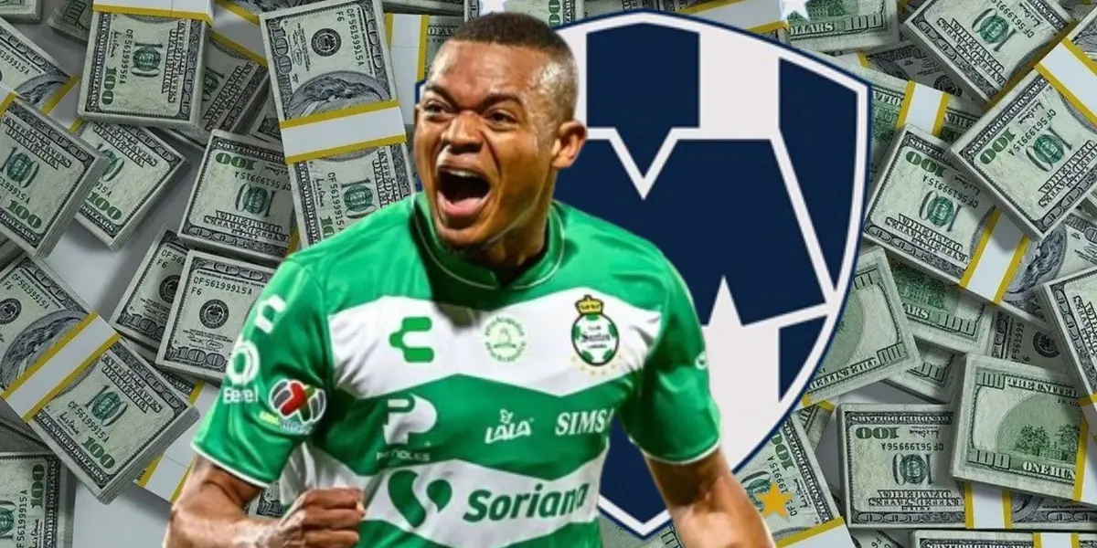 El salario que le espera a Harold Preciado de llegar a Rayados y dejar a Santos Laguna