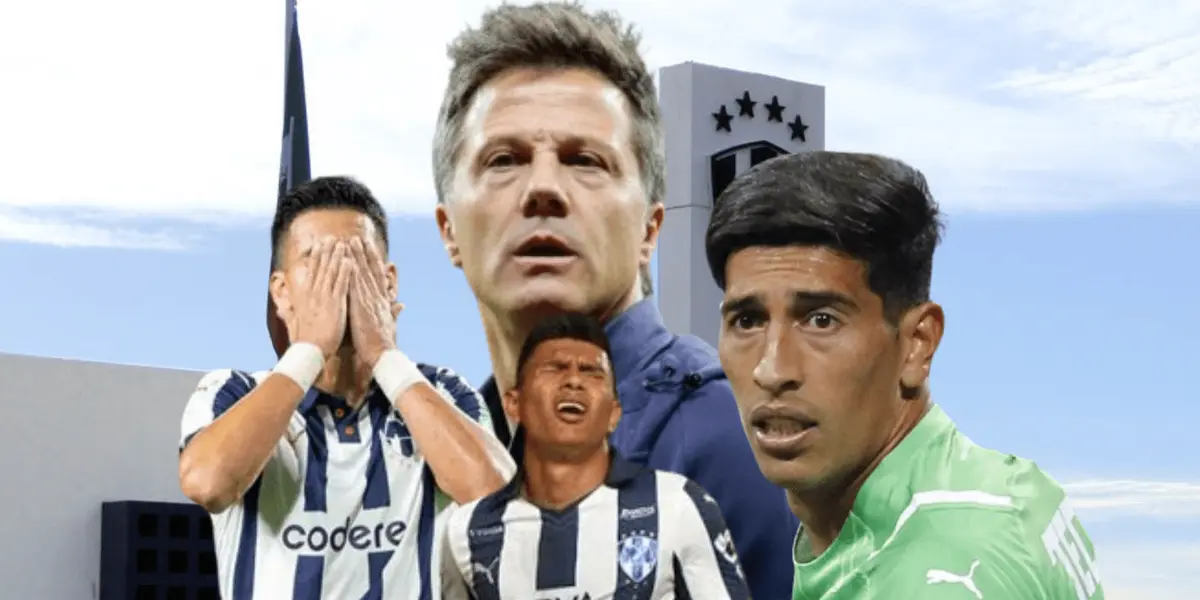 Los 5 jugadores de Rayados que podrían salir tras no cumplir con José Antonio Noriega