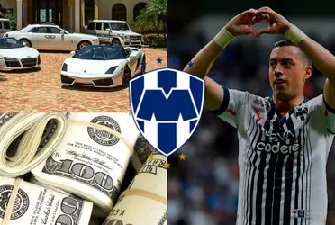 Rogelio Funes Mori fue recompensado por todos en Rayados por el nuevo récord que impuso con el equipo.